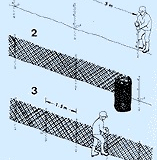 Hófogórács narancs 1,2x25 m